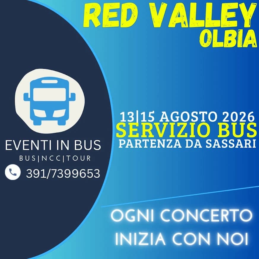 🚌Servizio Bus - Red Valley - Olbia