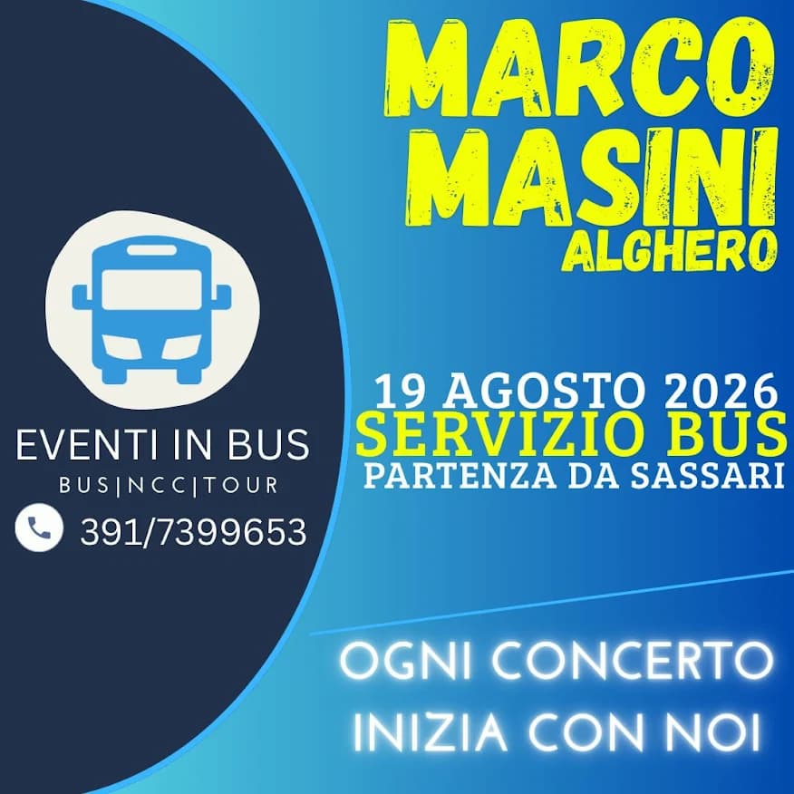 Servizio Bus - Marco Masini - Alghero