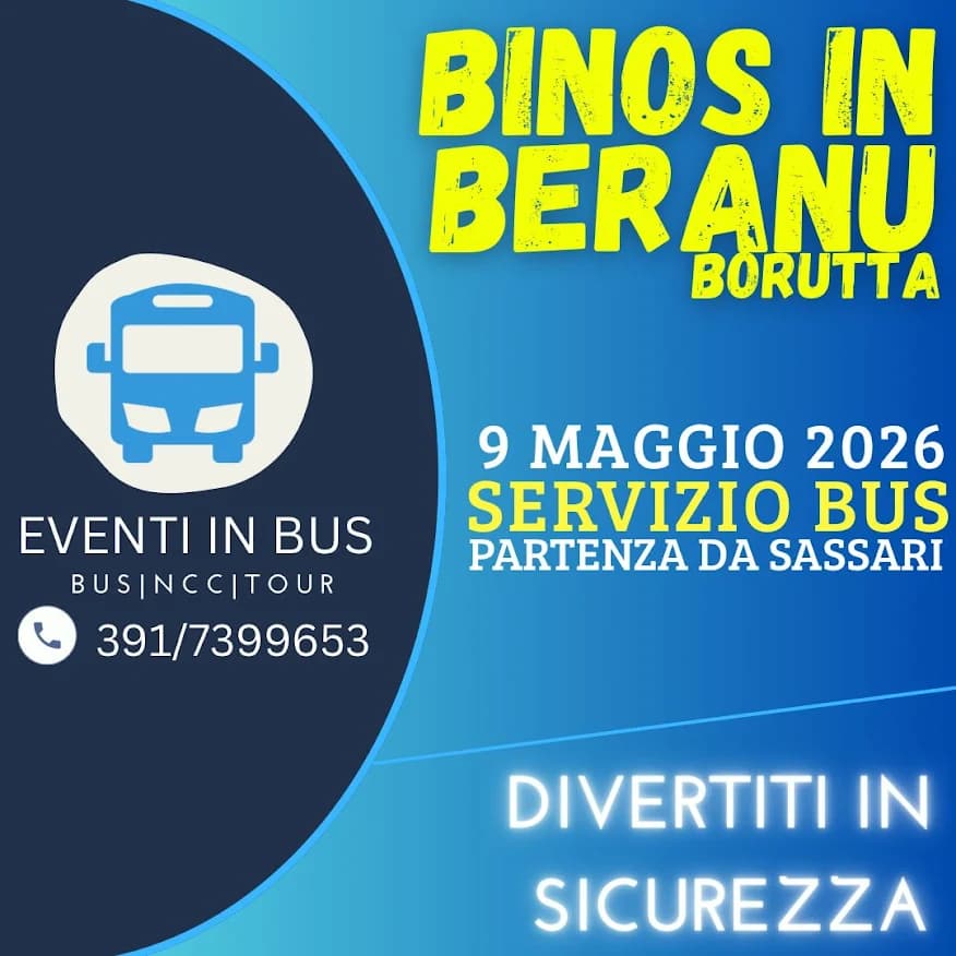 Servizio Bus - Binos in Beranu - Borutta