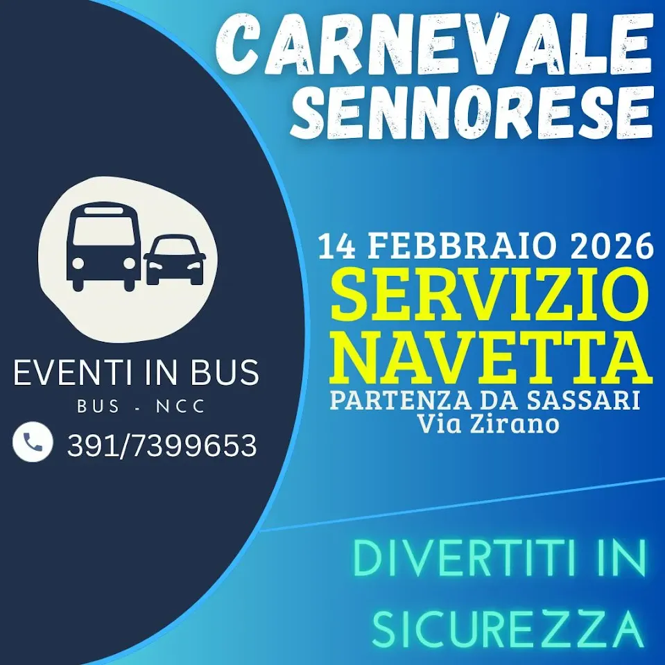 Servizio Navetta - Carnevale Sennorese - Sennori