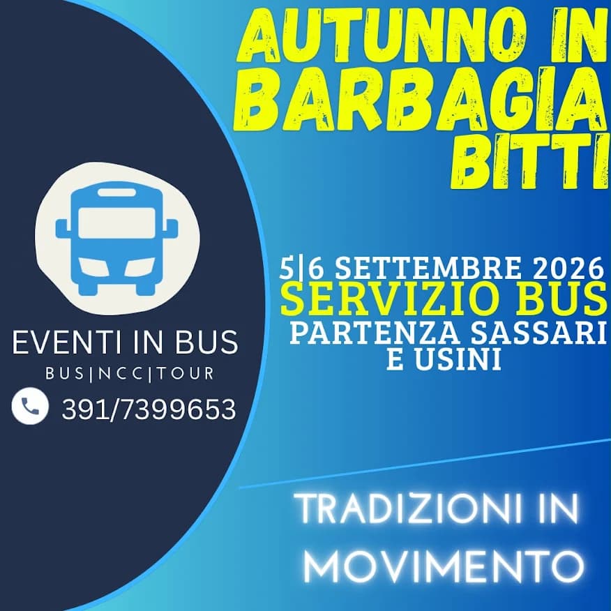 Servizio Bus - Navetta Autunno in Barbagia - Bitti