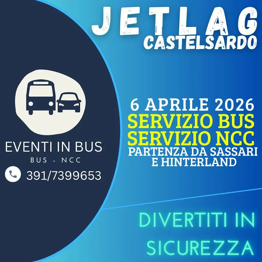 Servizio Bus - Navetta - Jetlag Events - Castelsardo