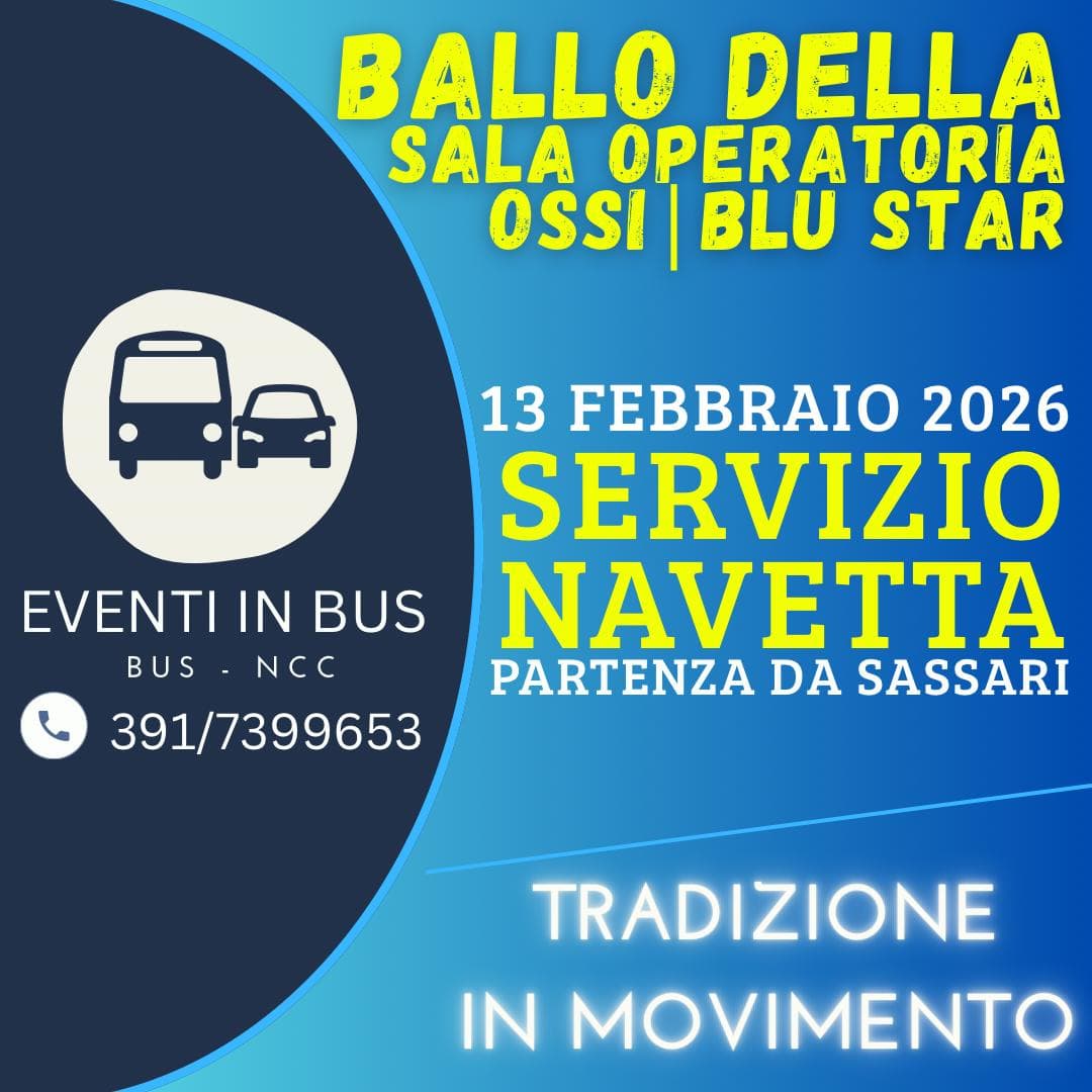 Servizio Navetta - Ballo Della Sala Operatoria - Blu Star Ossi