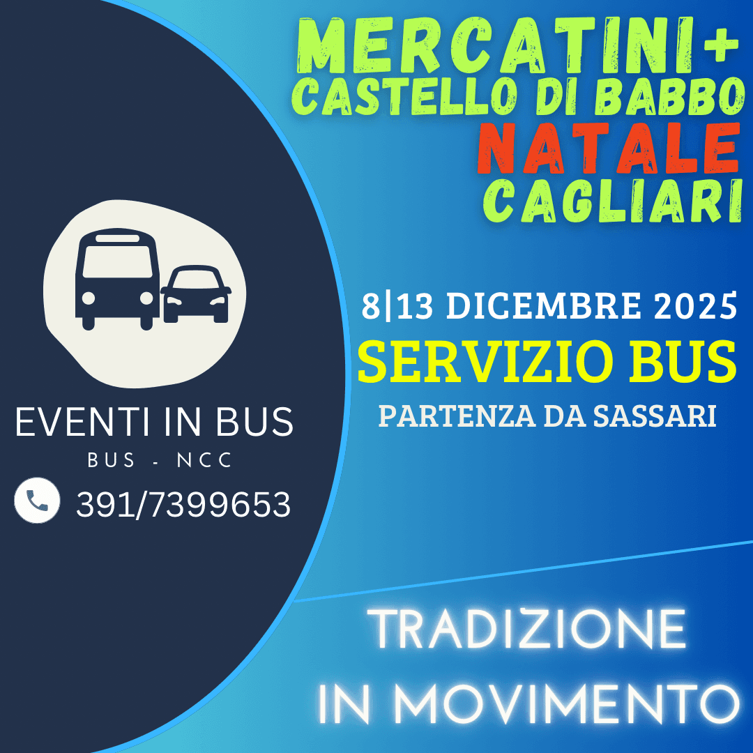 BUS Castello di Babbo Natale e Mercatini - Cagliari