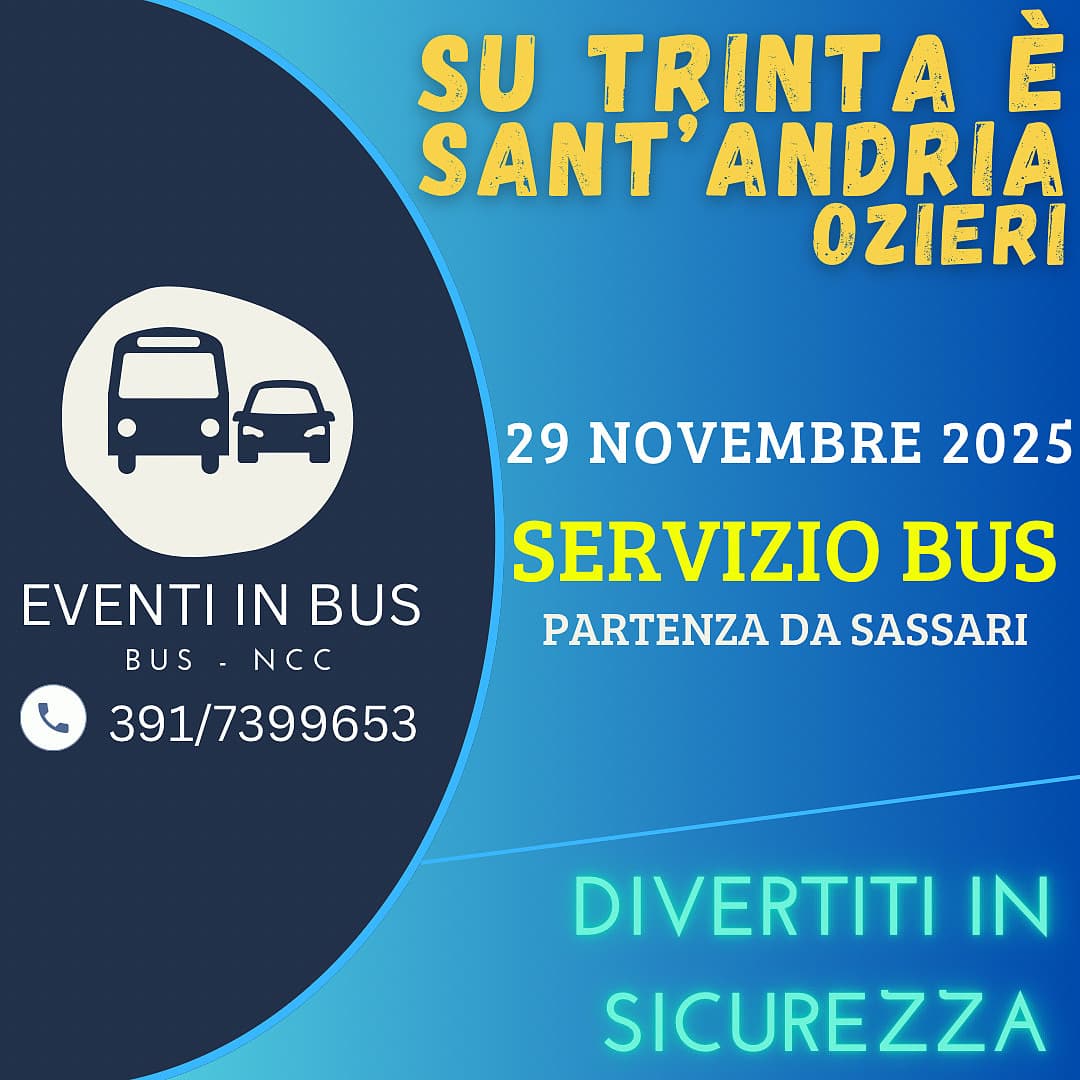 Bus - Su Trinta ’e Sant’Andria 2025 - Ozieri